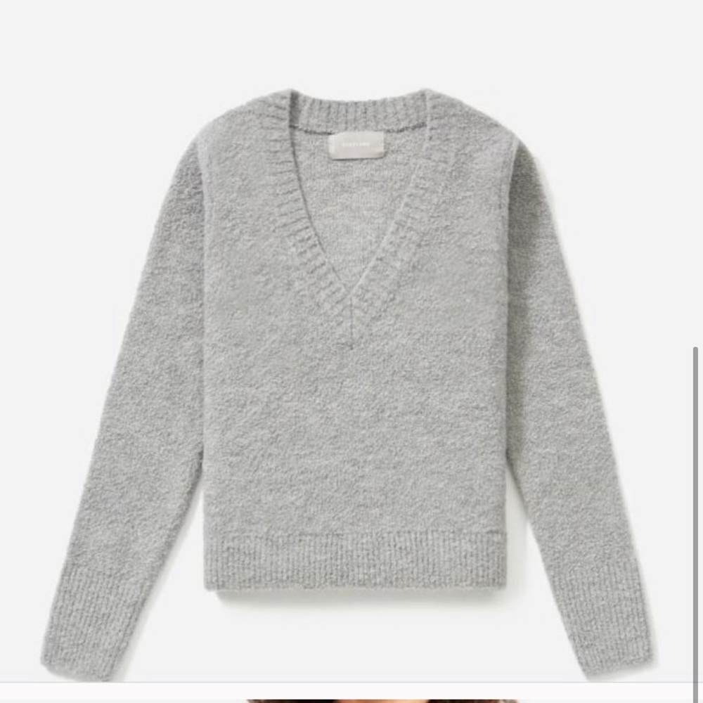 Everlane Teddy V-Neck Sweater